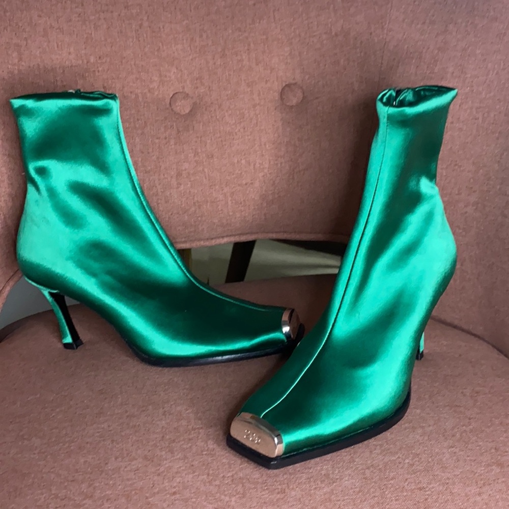 Beautiful green booties